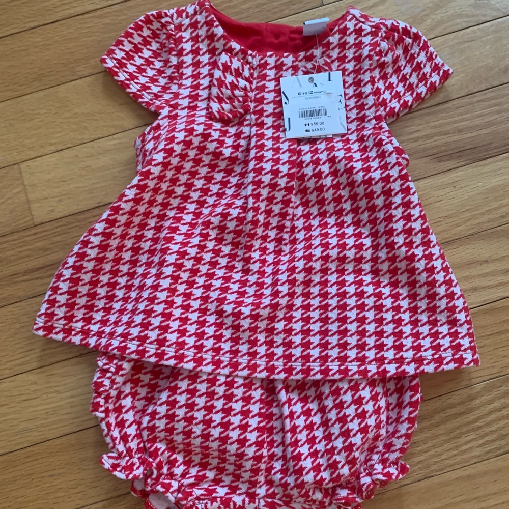 Janie and Jack shirt and bloomers